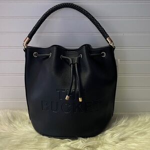 The Bucket Black Bucket Bag